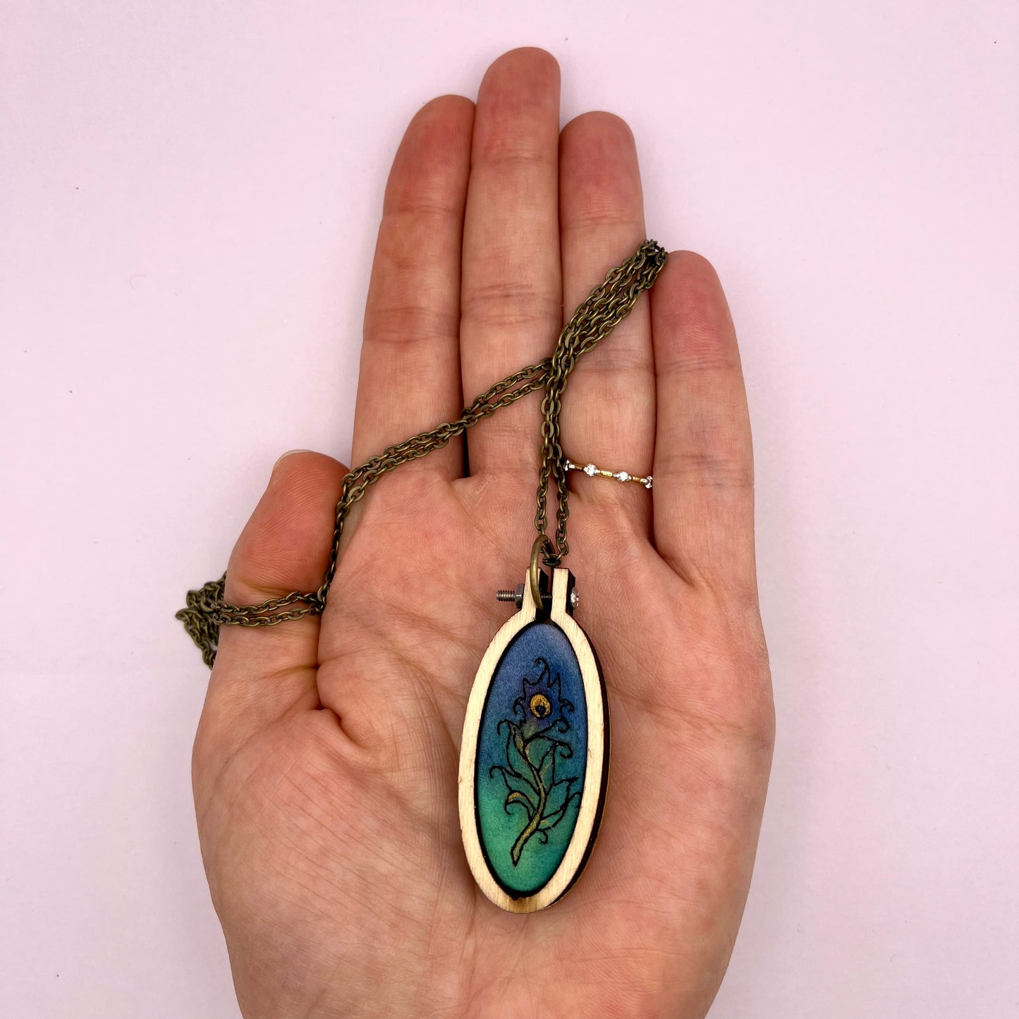 “Peacock Feather” Pendant