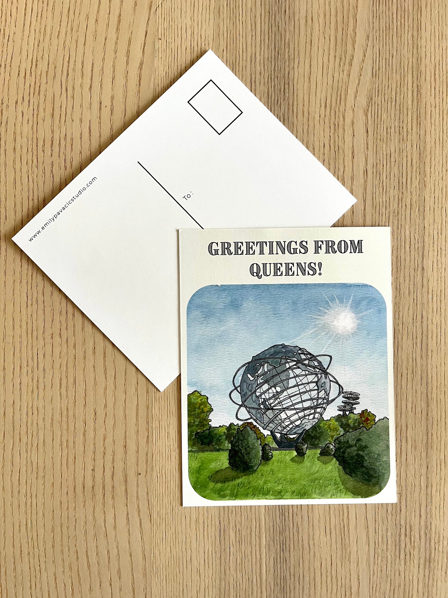 Queens Postcard