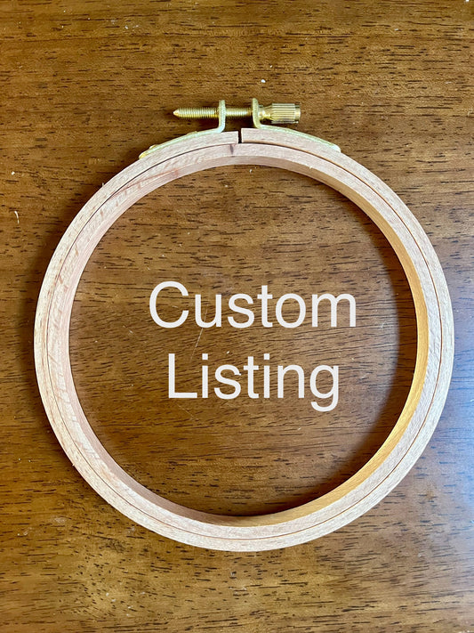 Custom Listing for B.K.- 1st installment