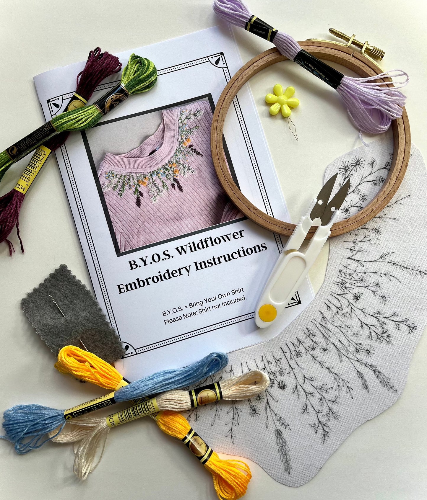 Wildflower Embroidery Workshop 5/1/26