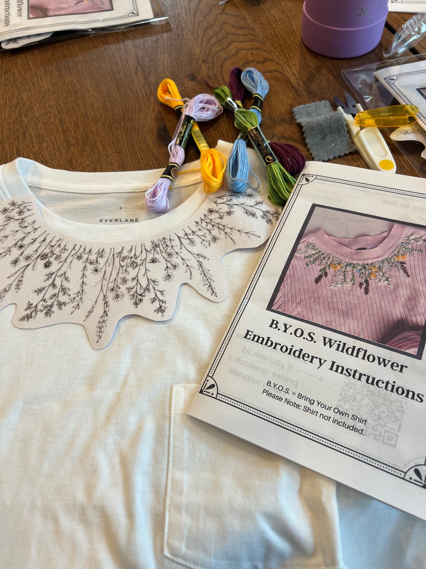 B.Y.O.S. Wildflower Embroidery Kit